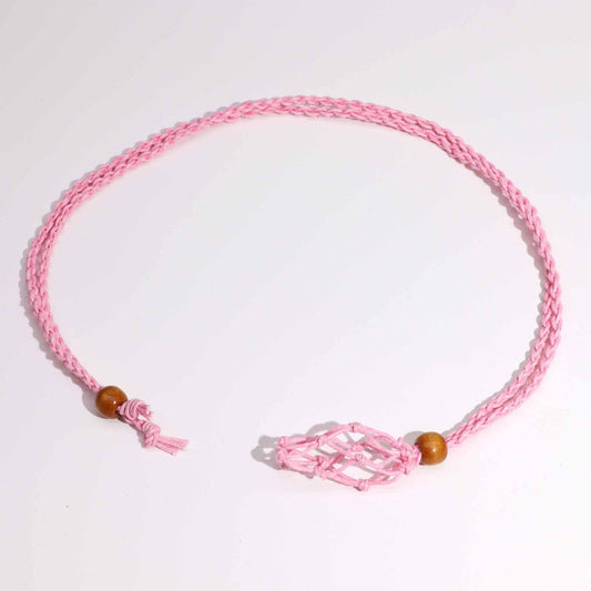 Gemstone Necklace Cord - Pink - Luna Panther alternate view