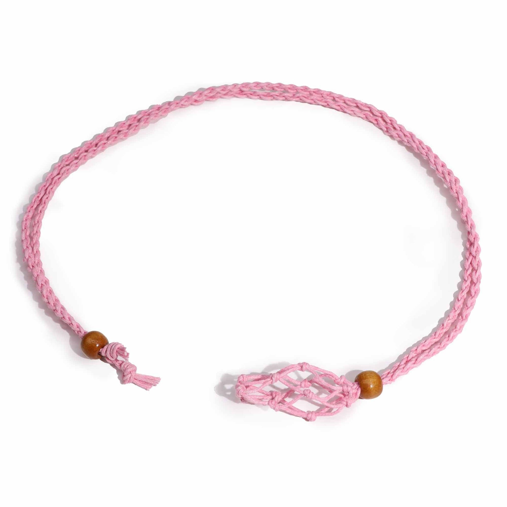 Gemstone Necklace Cord - Pink - Luna Panther
