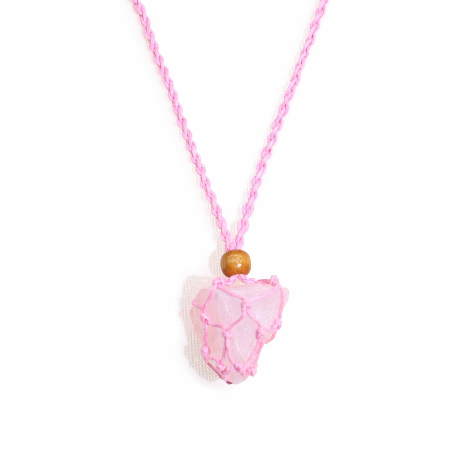 Gemstone Necklace Cord - Pink - Luna Panther