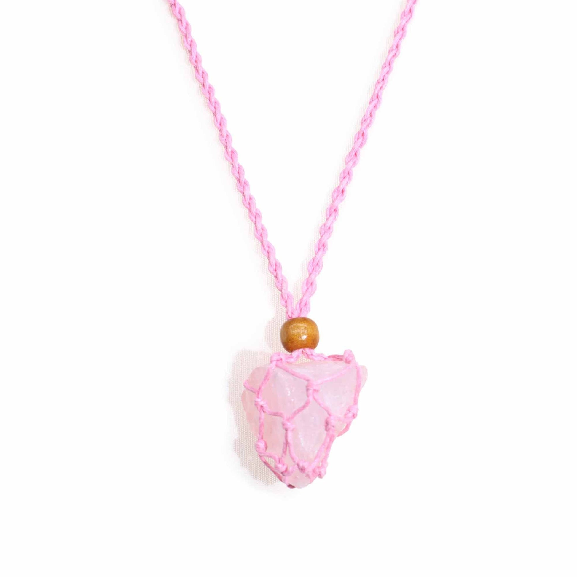 Gemstone Necklace Cord - Pink - Luna Panther
