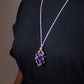 Gemstone Necklace Cord - Purple - Luna Panther
