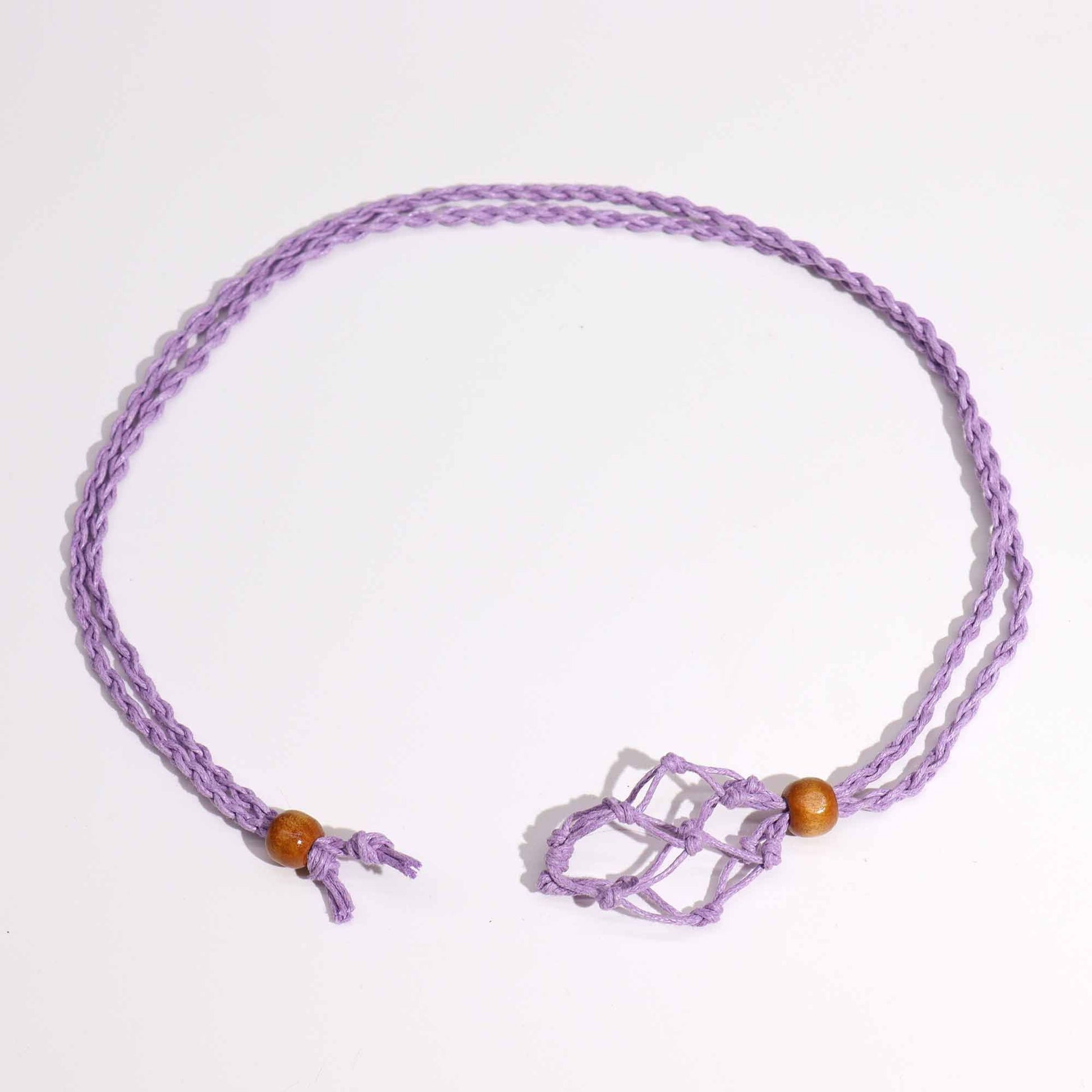 Gemstone Necklace Cord - Purple - Luna Panther
