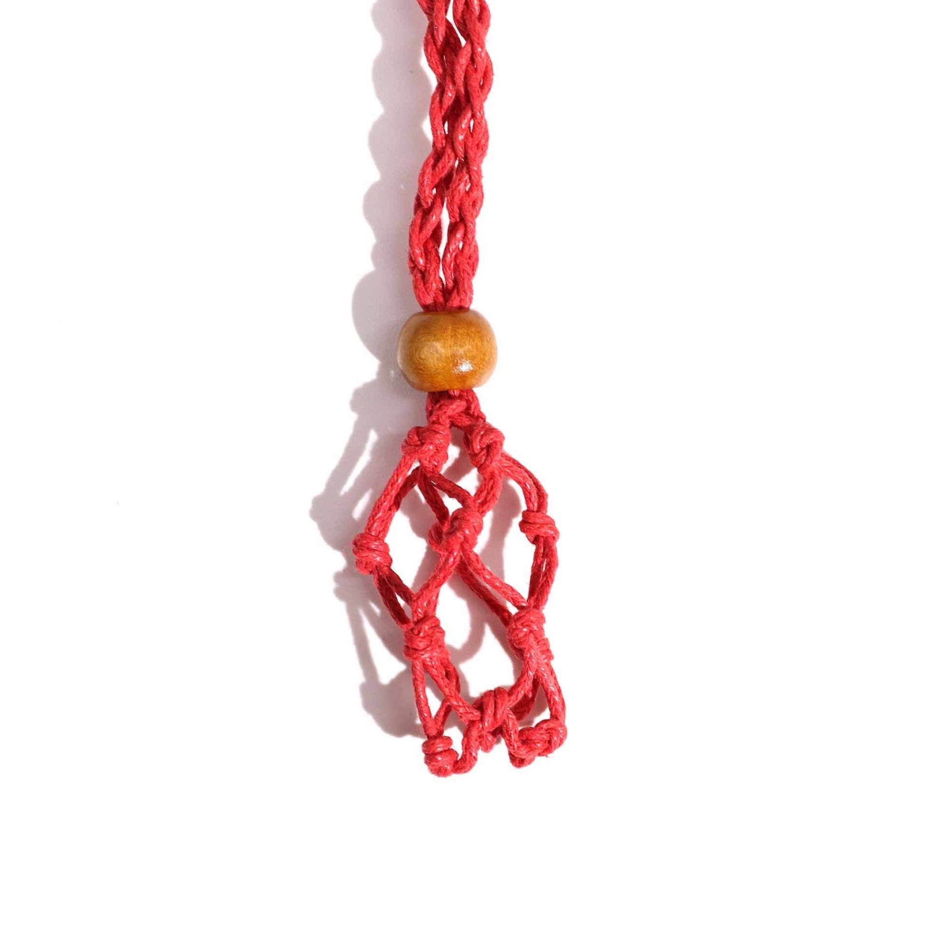 Gemstone Necklace Cord - Red - Luna Panther