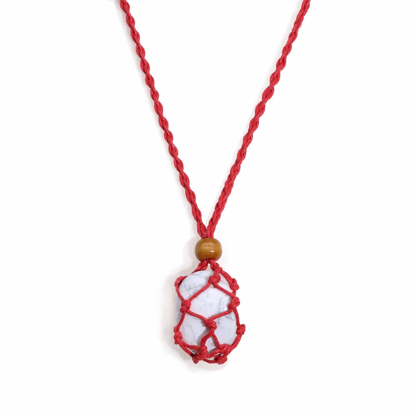 Gemstone Necklace Cord - Red - Luna Panther