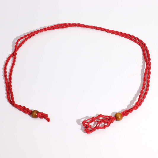 Gemstone Necklace Cord - Red - Luna Panther alternate view