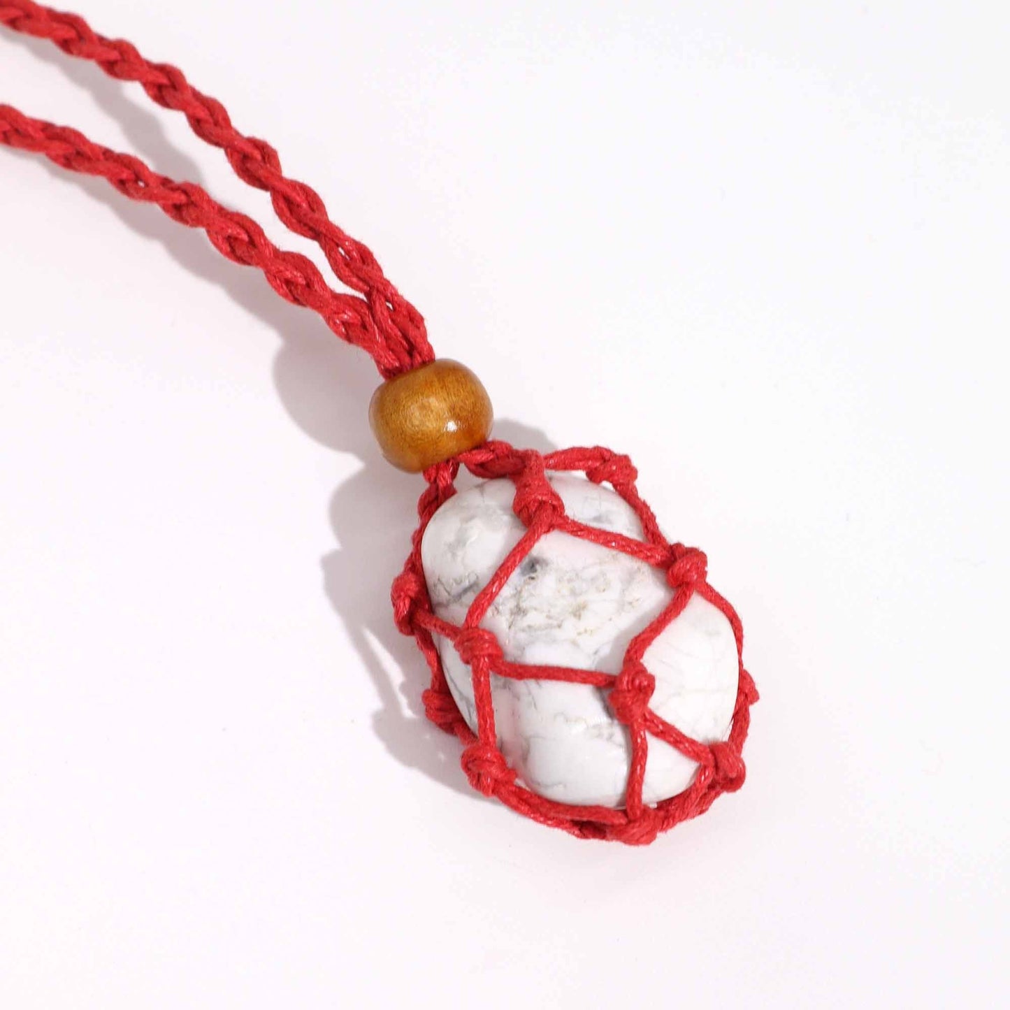 Gemstone Necklace Cord - Red - Luna Panther