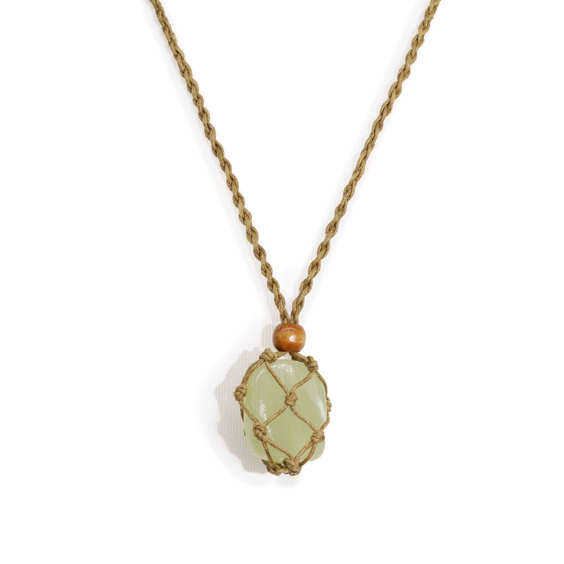 Gemstone Necklace Cord - Sand - Luna Panther