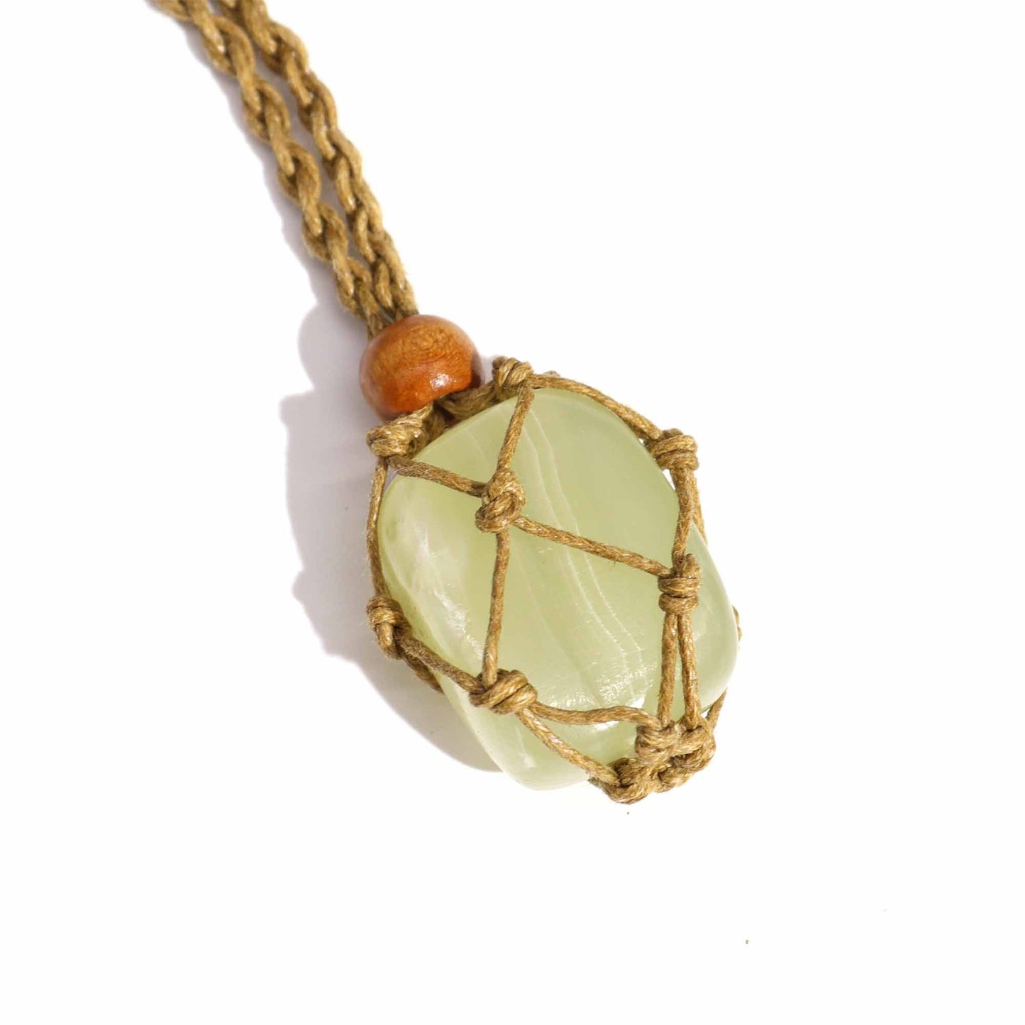 Gemstone Necklace Cord - Sand - Luna Panther
