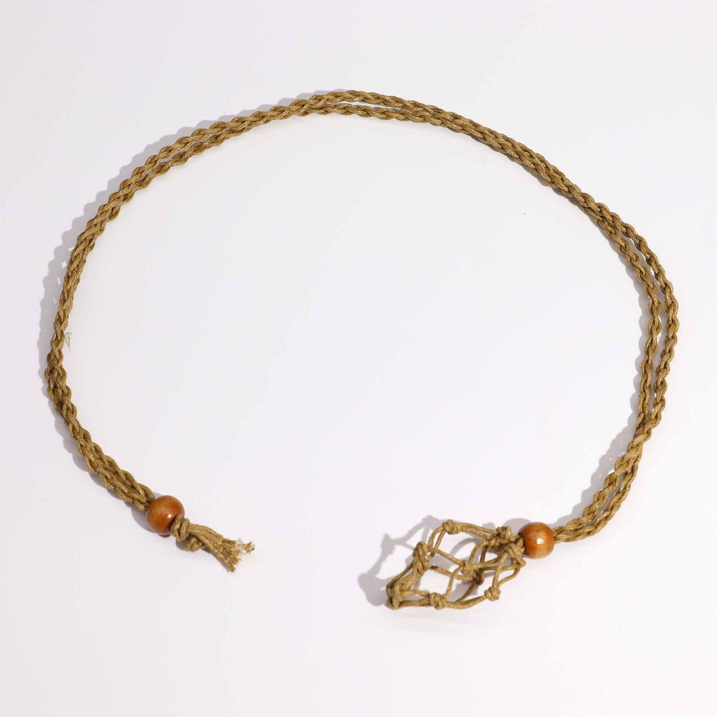 Gemstone Necklace Cord - Sand - Luna Panther