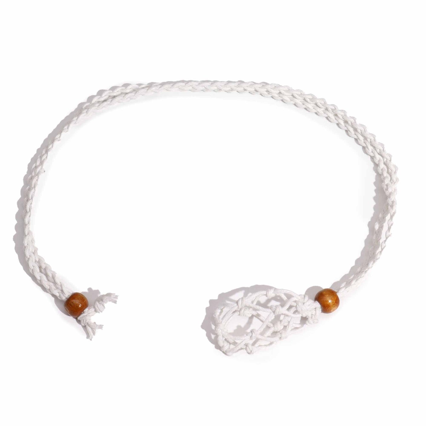 Gemstone Necklace Cord - White - Luna Panther
