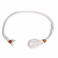Gemstone Necklace Cord - White - Luna Panther