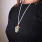 Gemstone Necklace Cord - White - Luna Panther