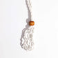 Gemstone Necklace Cord - White - Luna Panther
