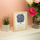 Gemstone Picture - Tree of Life - Lapiz (20x14.7x1cm) - Luna Panther
