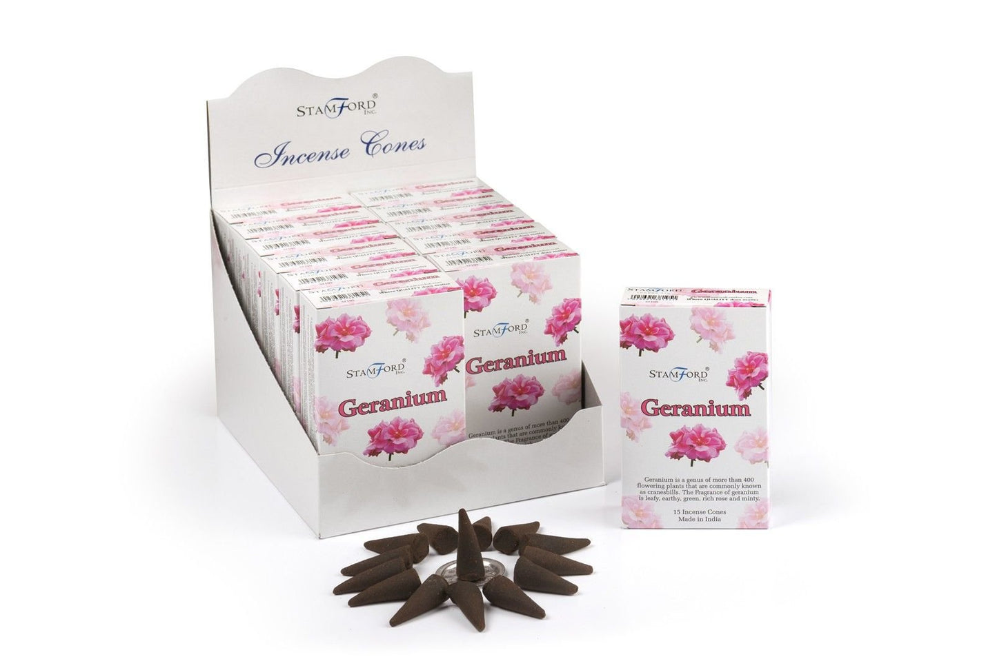 Geranium Incense Cones - Luna Panther