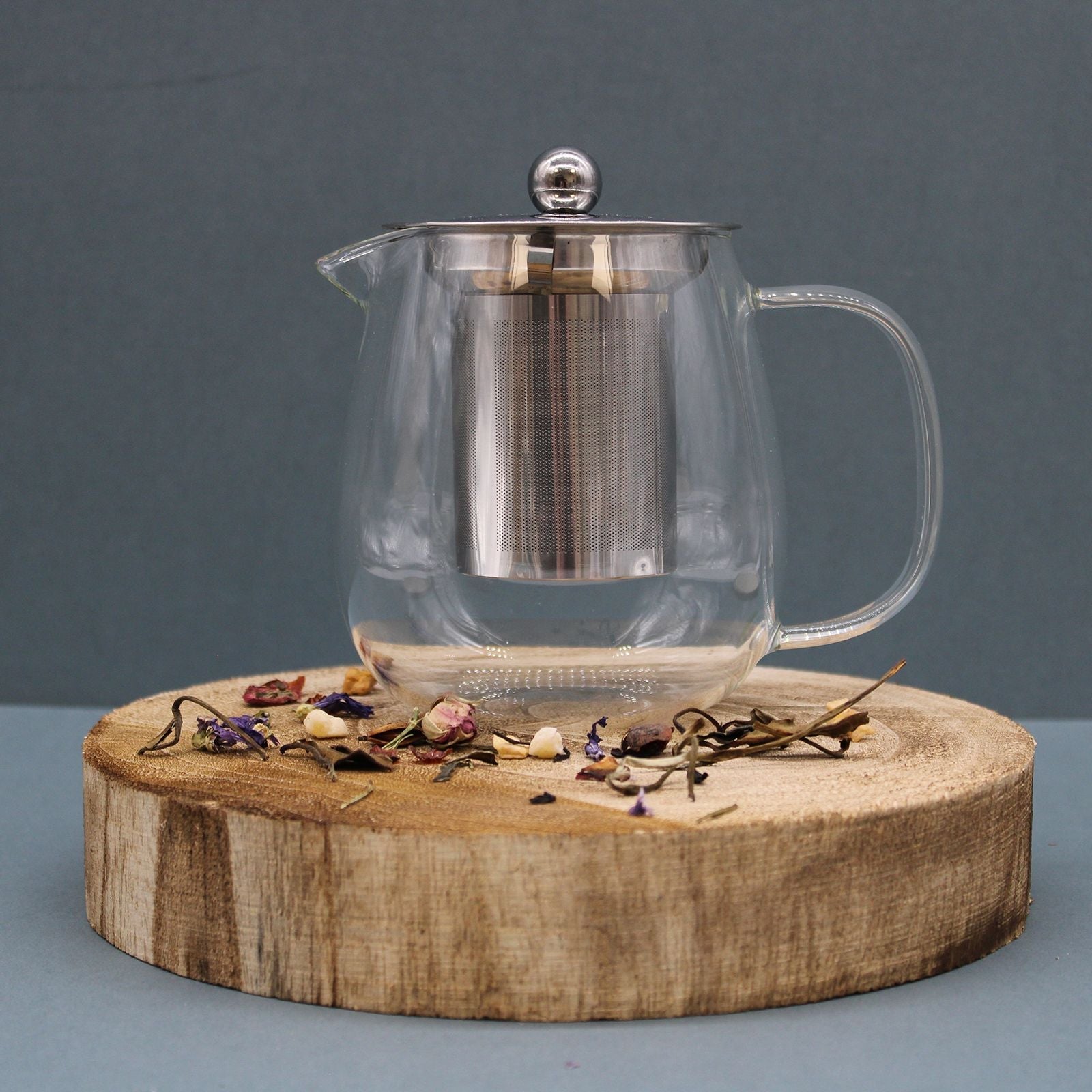 Glass Infuser Teapot - Contemporary - 550ml - Luna Panther