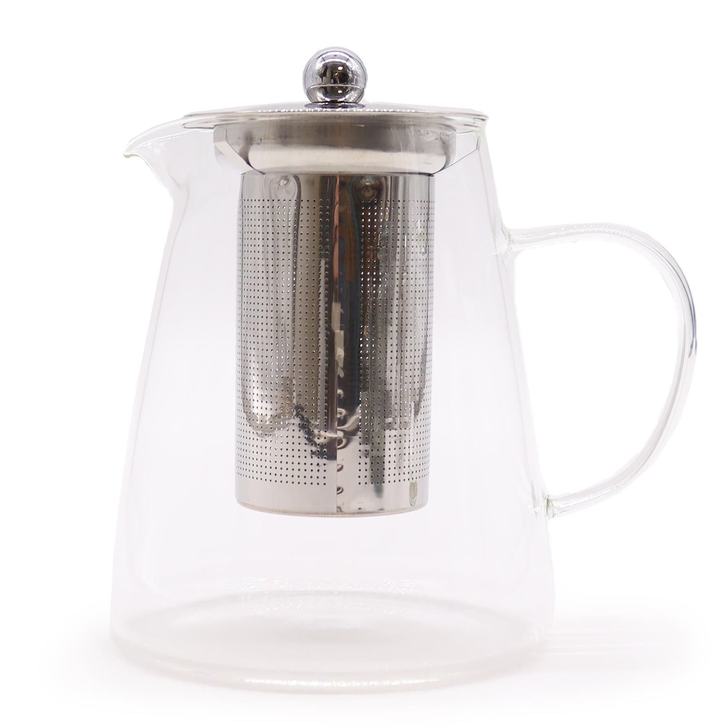 Glass Infuser Teapot - Flask Shape - 950ml - Luna Panther