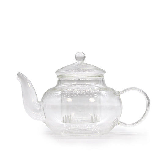 Glass Infuser Teapot - Round Pearl - 400ml - Luna Panther alternate view