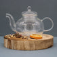 Glass Infuser Teapot - Round Pearl - 800ml - Luna Panther