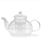 Glass Infuser Teapot - Round Pearl - 800ml - Luna Panther