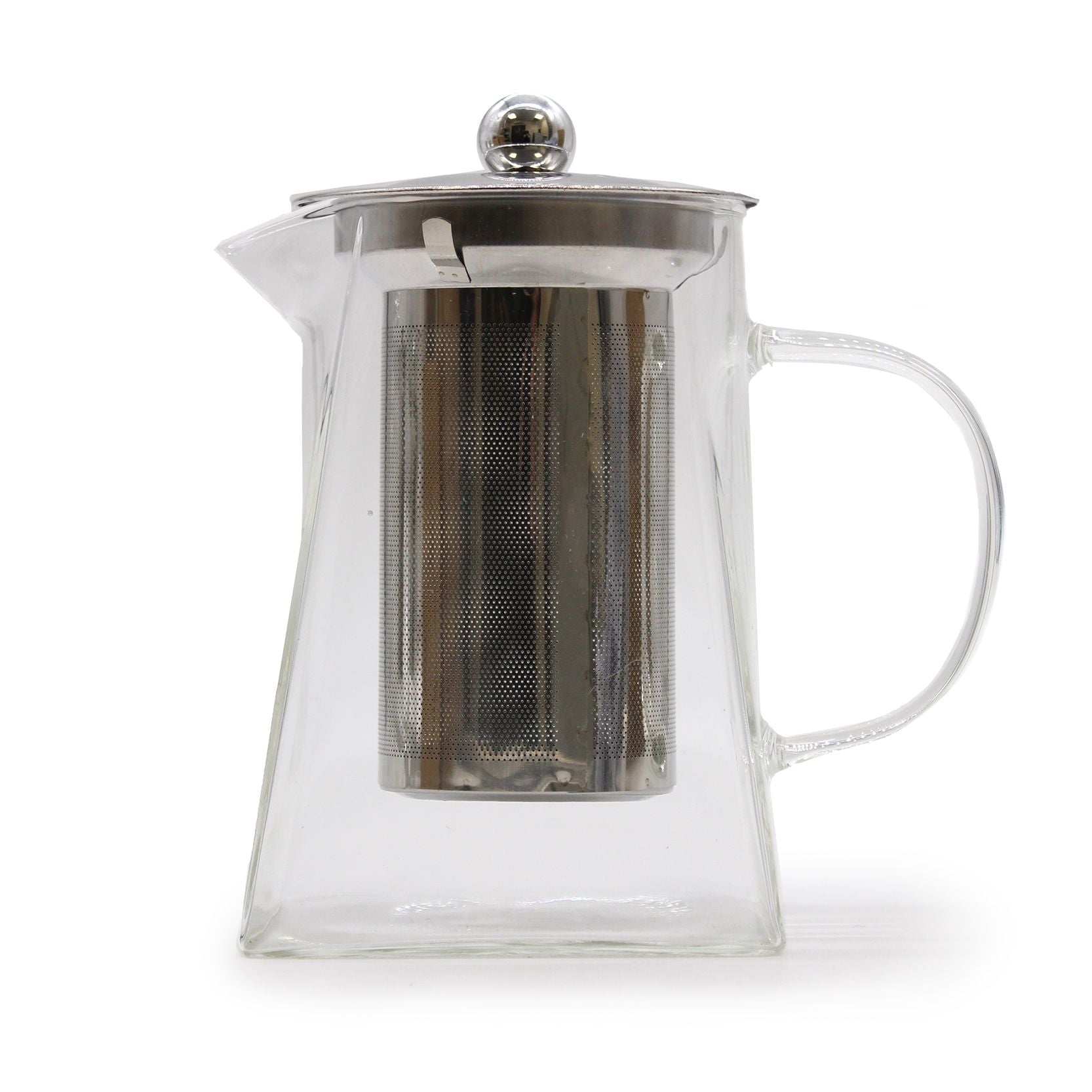 Glass Infuser Teapot - Tower Shape - 780ml - Luna Panther