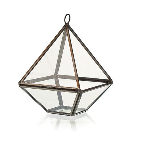 Glass Terrarium - Small Diamond - Luna Panther