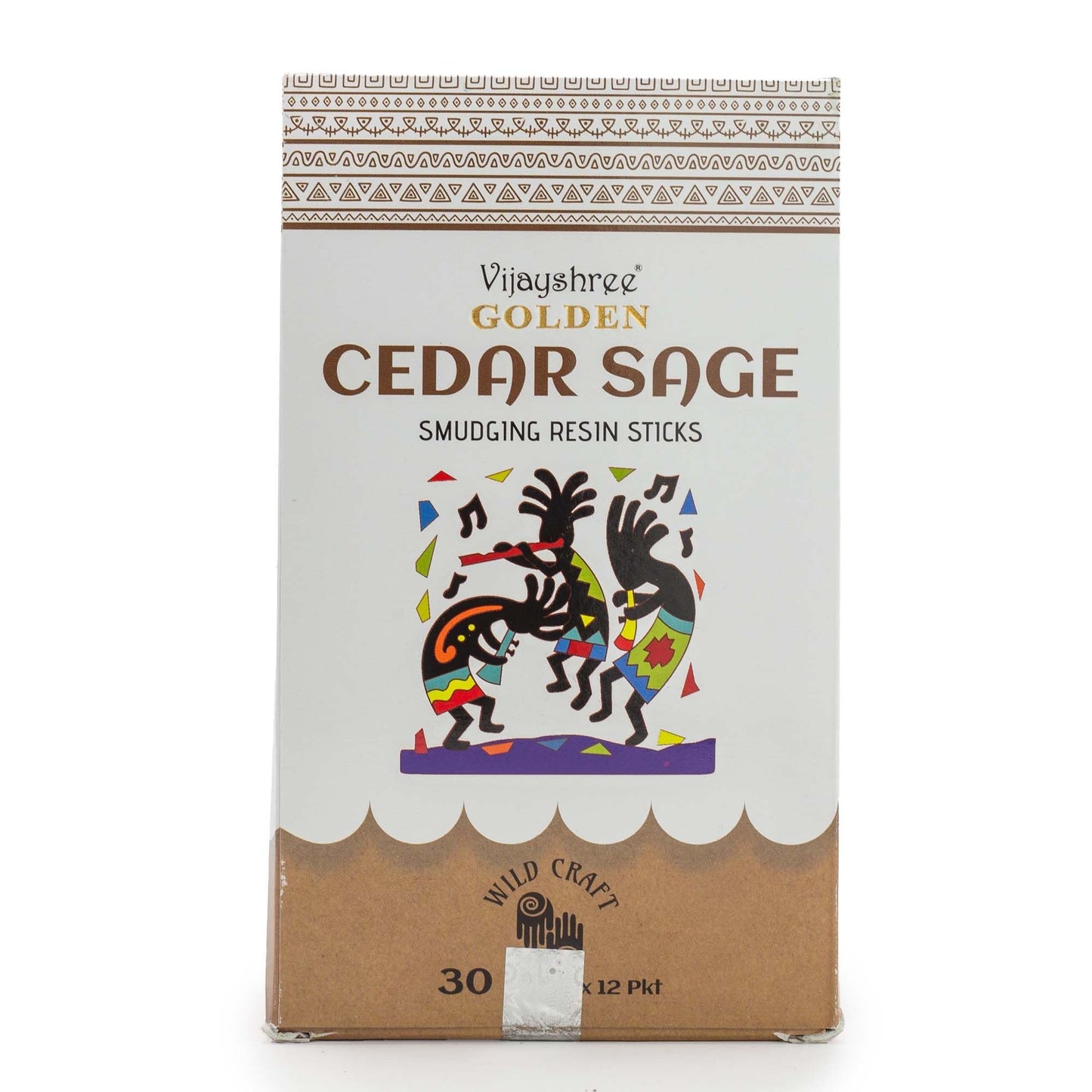 Golden Cedar Sage Smudging Resin Sticks - 30g - Luna Panther