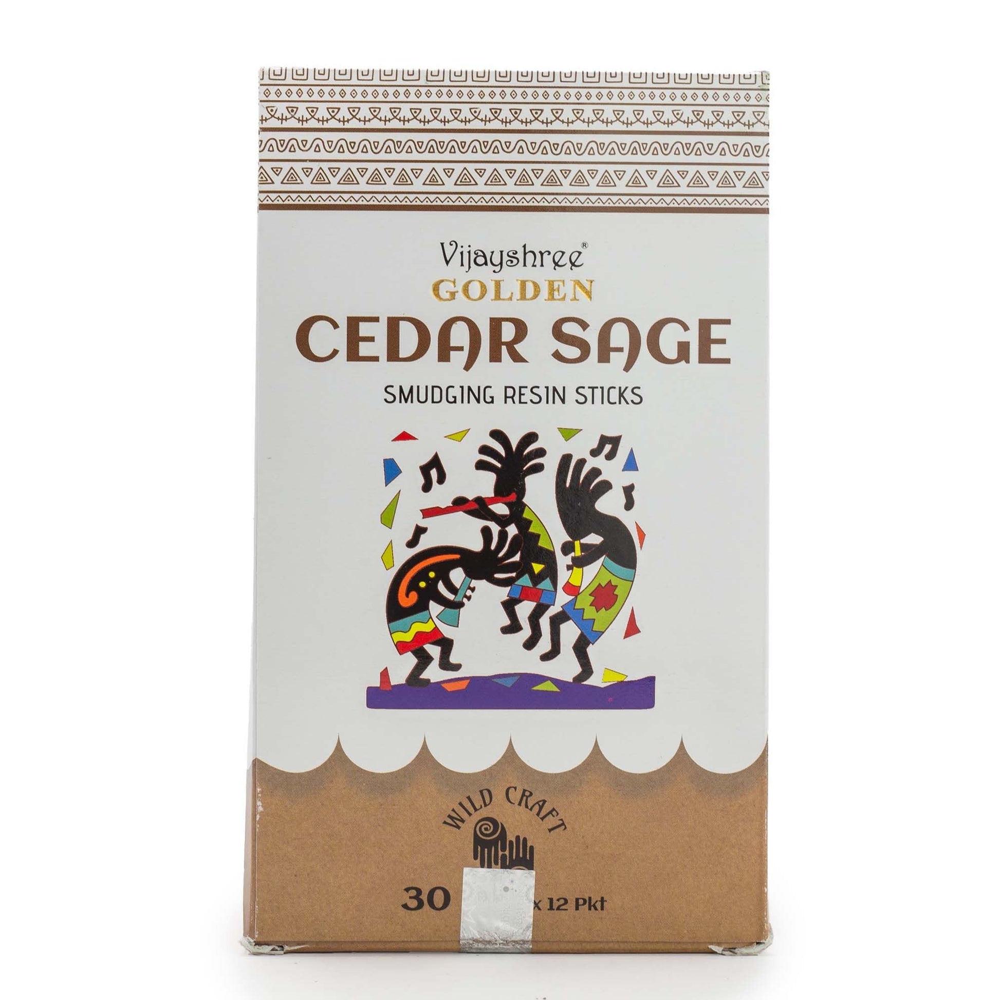 Golden Cedar Sage Smudging Resin Sticks - 30g - Luna Panther