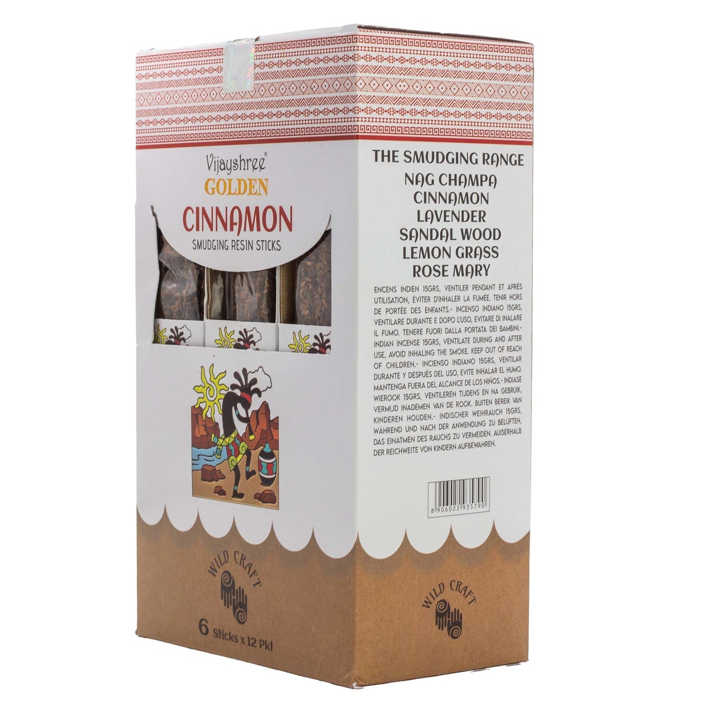 Golden Cinnamon Smudging Resin Sticks - 30g - Luna Panther