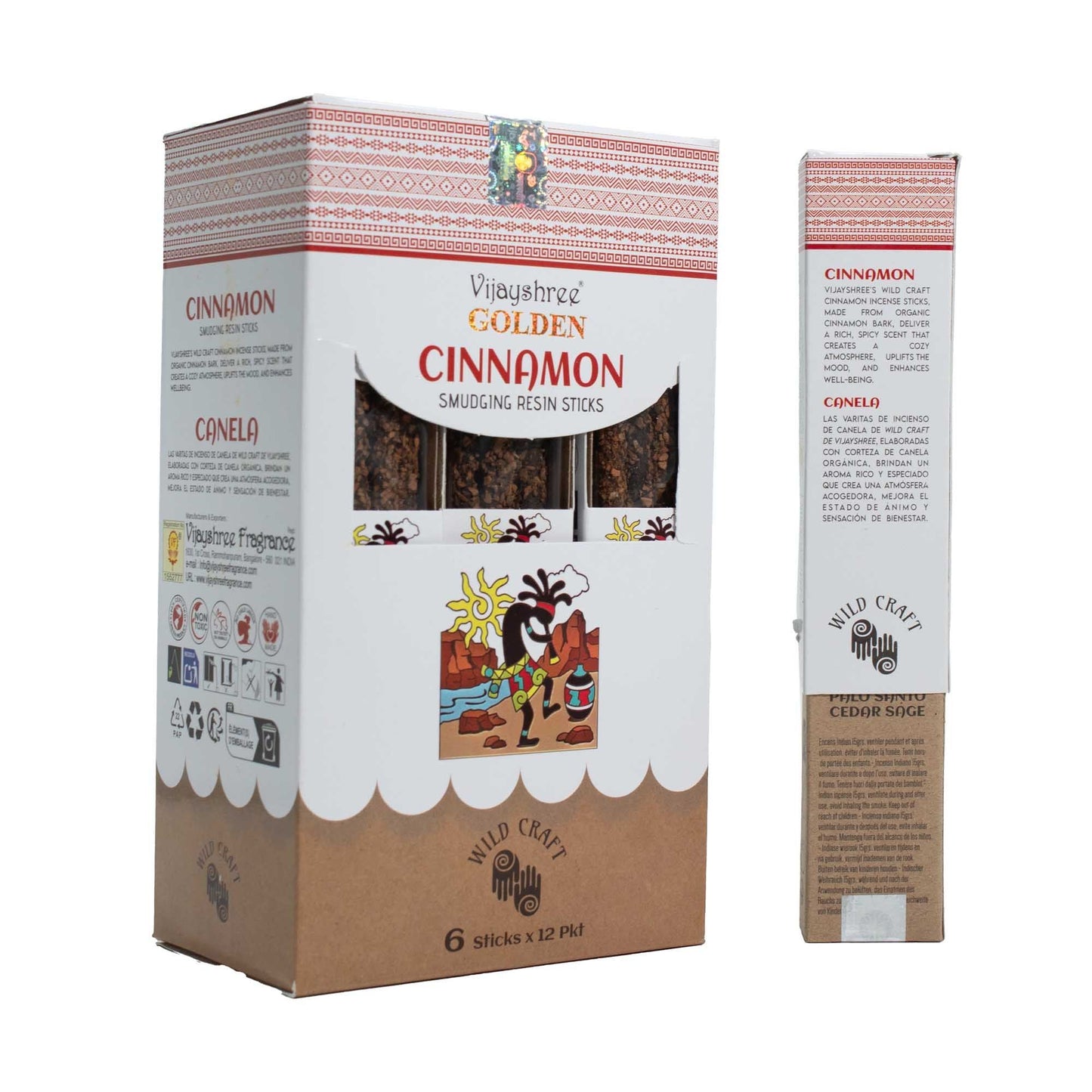 Golden Cinnamon Smudging Resin Sticks - 30g - Luna Panther