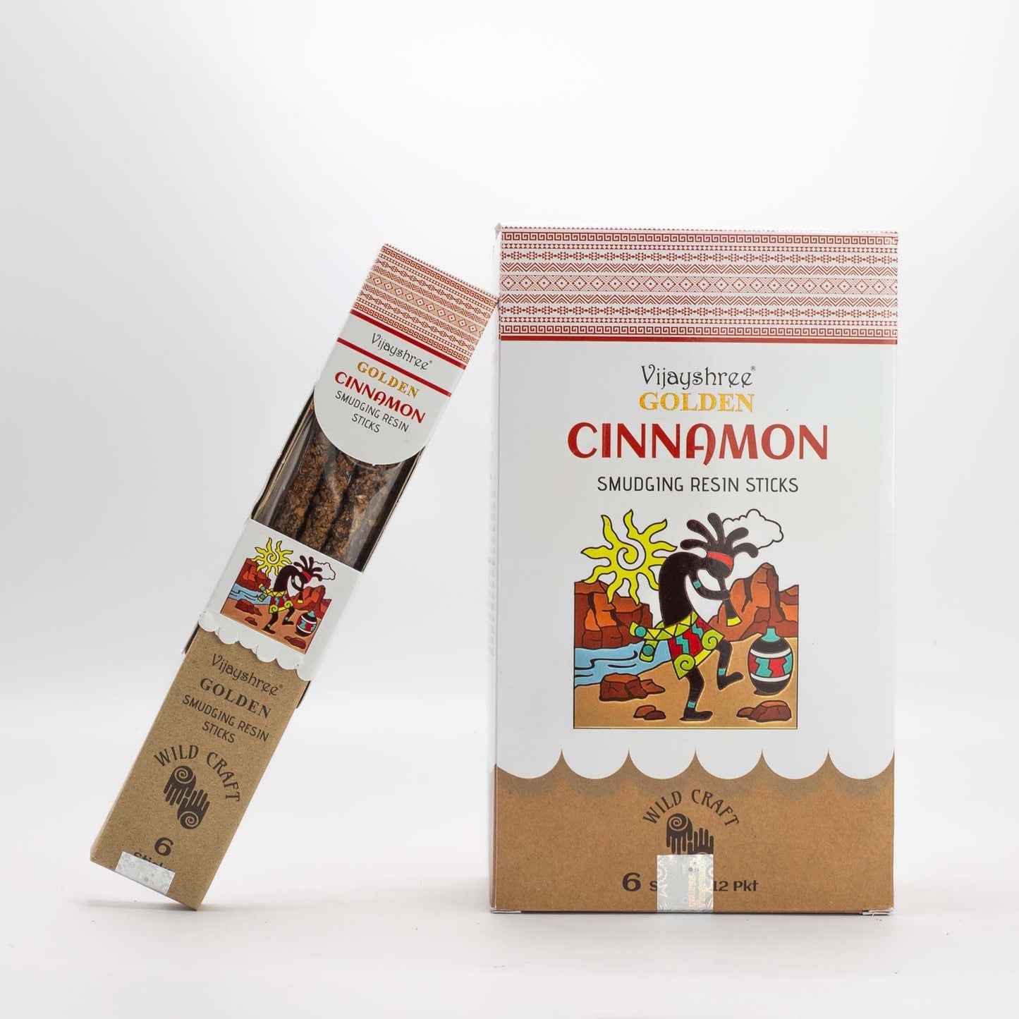 Golden Cinnamon Smudging Resin Sticks - 30g - Luna Panther