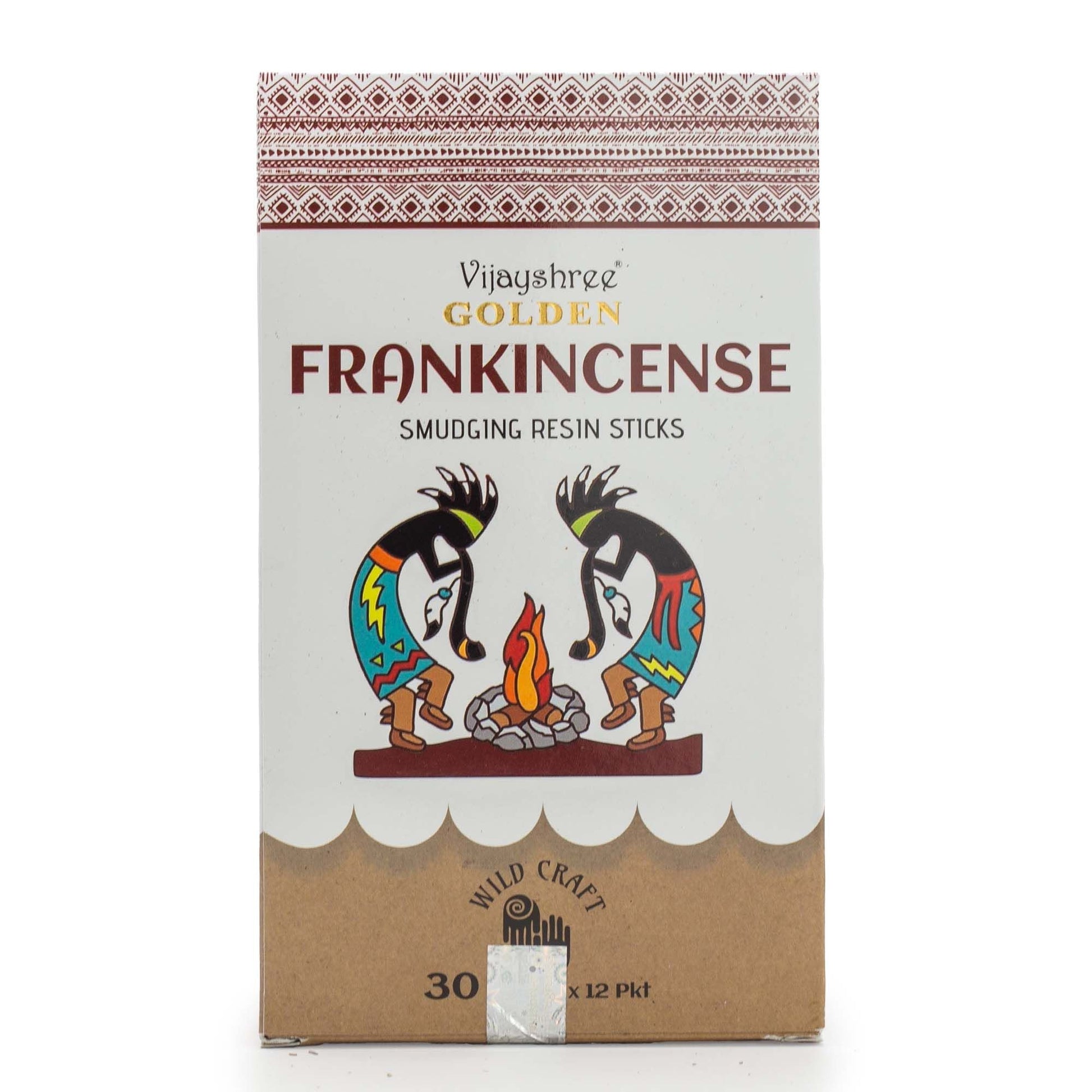 Golden Frankincense Smudging Resin Sticks - 30g - Luna Panther