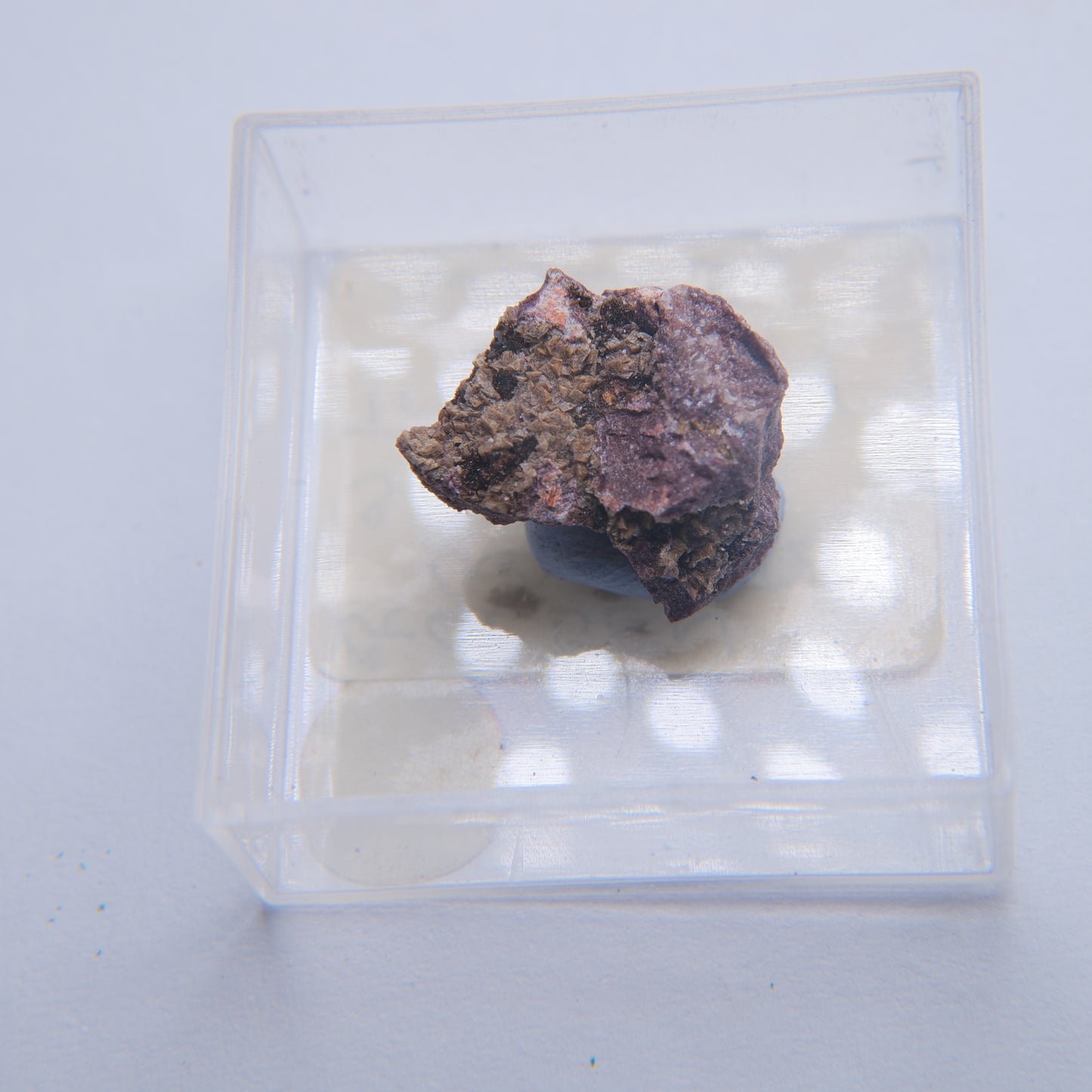 Golden Goethite & Siderite from Taff's Well Quarry, Pentyrch, Wales - Thumbnail