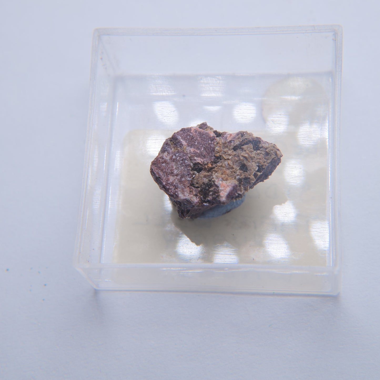 Golden Goethite & Siderite from Taff's Well Quarry, Pentyrch, Wales - Thumbnail