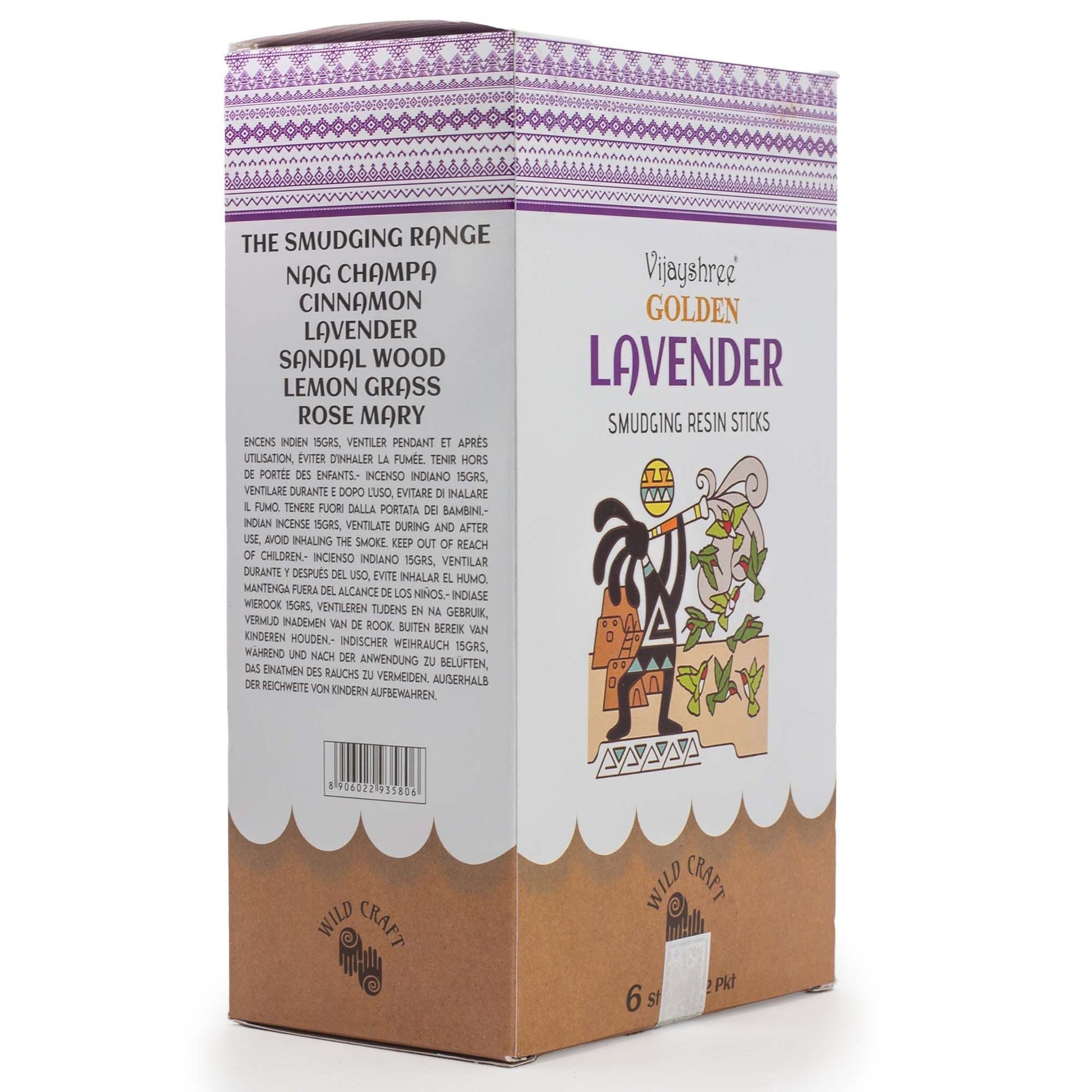 Golden Lavender Smudging Resin Sticks - 30g - Luna Panther