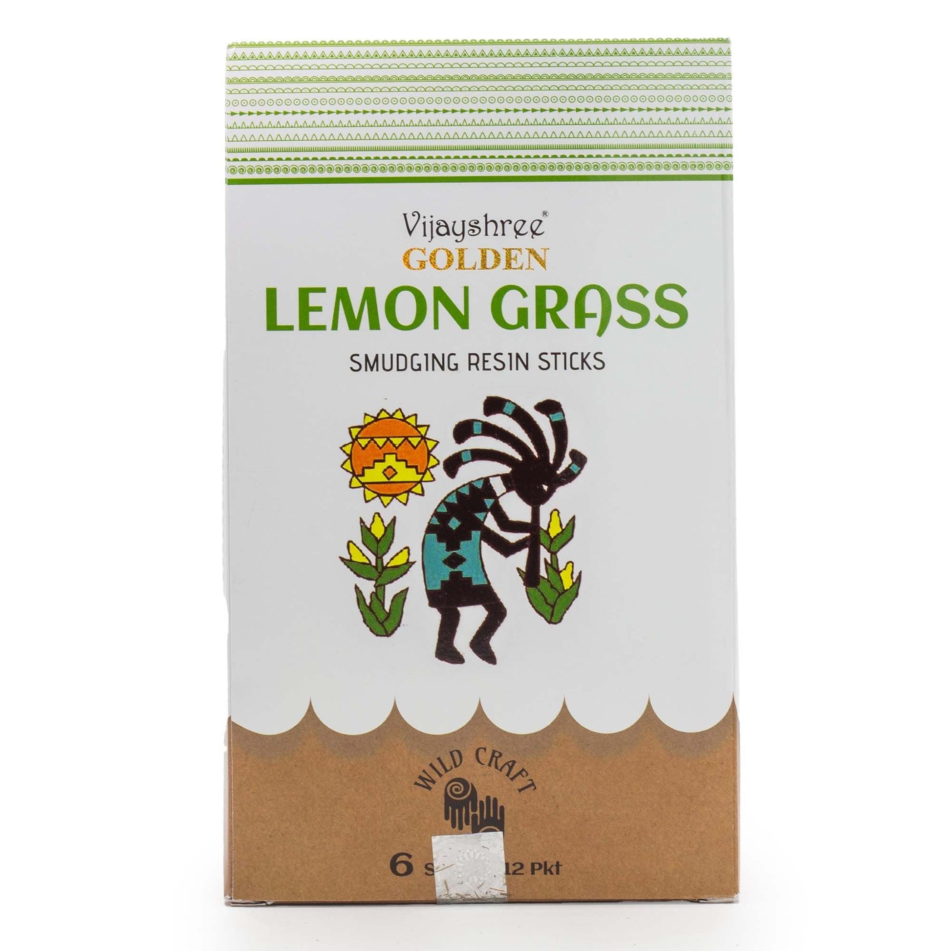 Golden Lemongrass Smudging Resin Sticks - 30g - Luna Panther