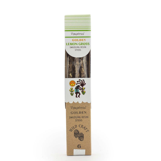 Golden Lemongrass Smudging Resin Sticks - 30g - Luna Panther