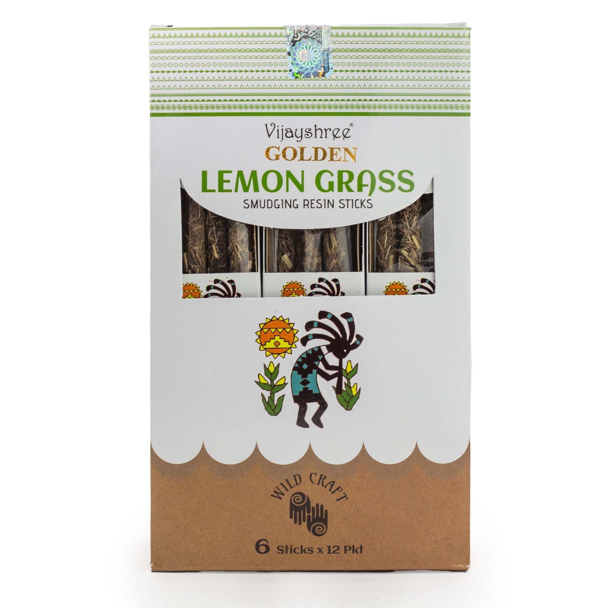 Golden Lemongrass Smudging Resin Sticks - 30g - Luna Panther