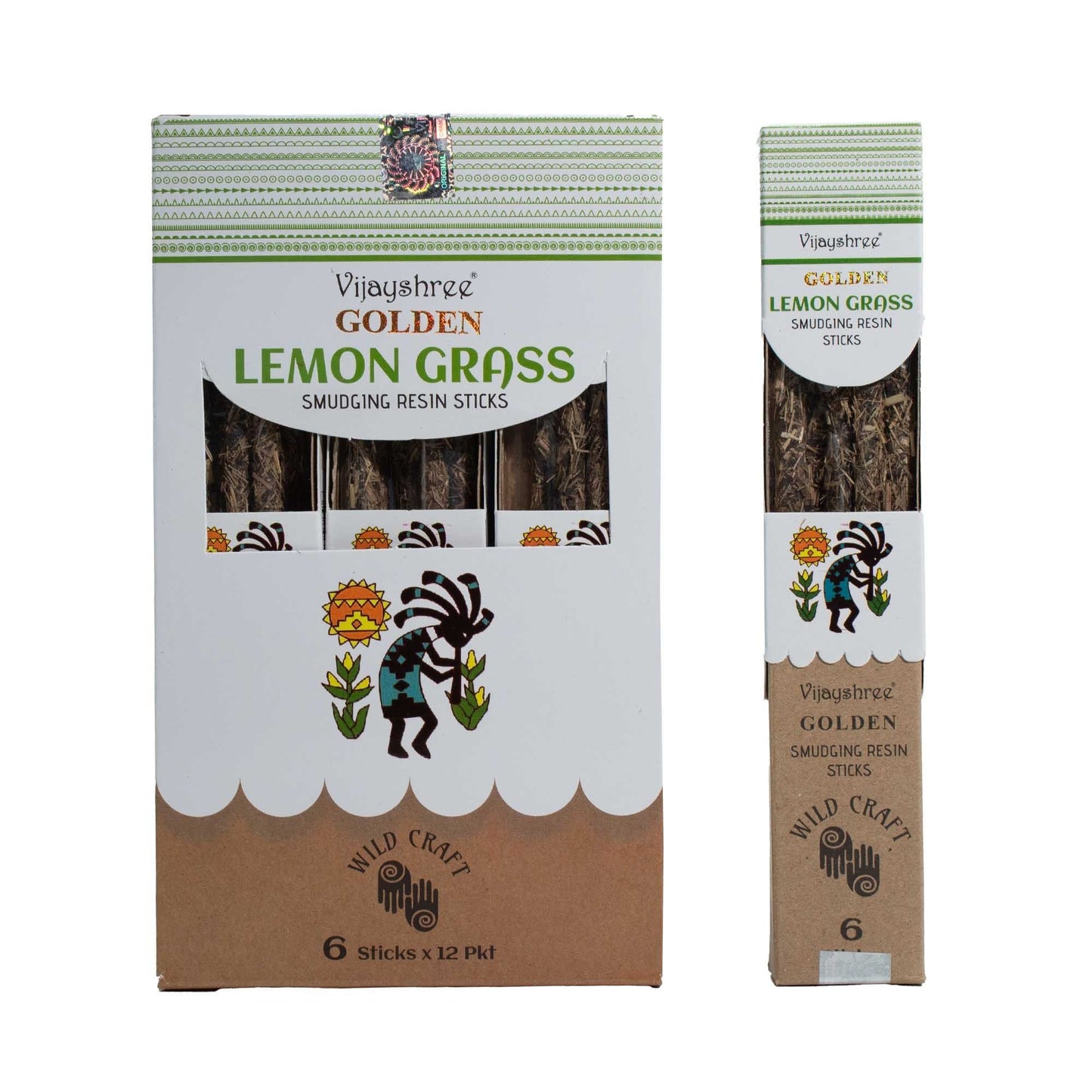 Golden Lemongrass Smudging Resin Sticks - 30g - Luna Panther