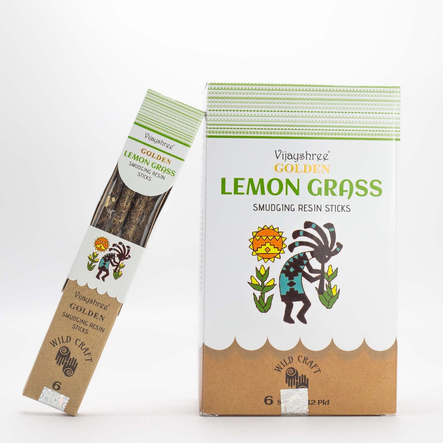 Golden Lemongrass Smudging Resin Sticks - 30g - Luna Panther