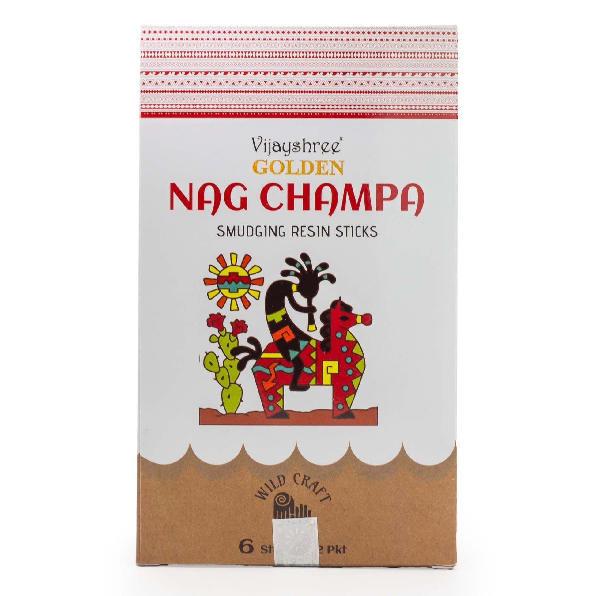 Golden Nag Champa Smudging Resin Sticks - 30g - Luna Panther