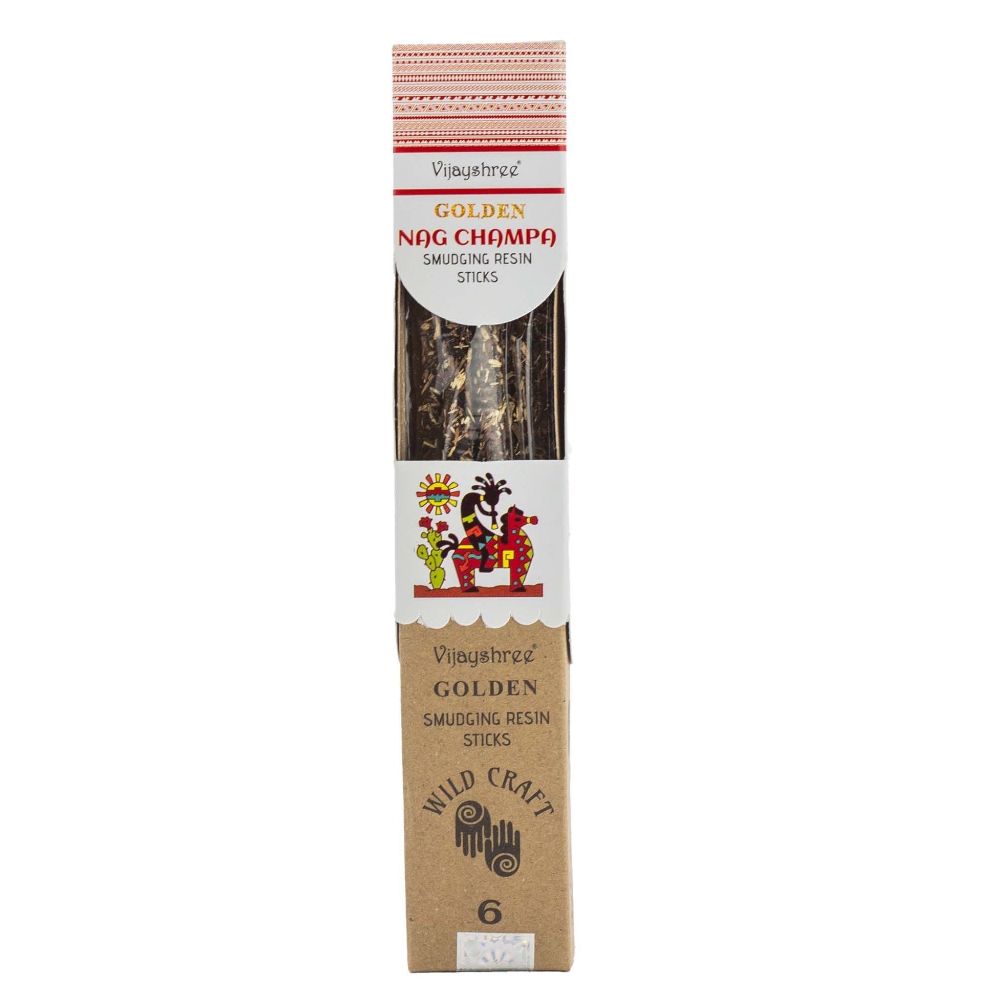Golden Nag Champa Smudging Resin Sticks - 30g - Luna Panther
