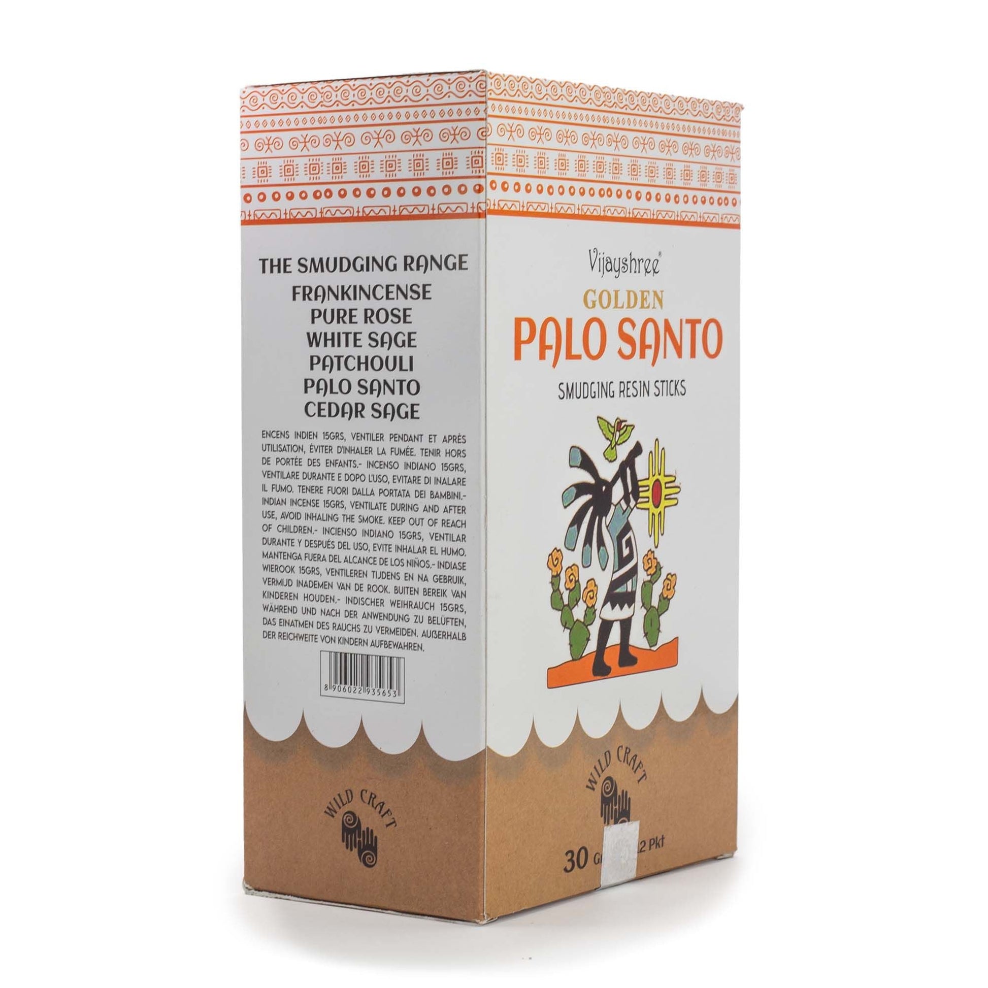 Golden Palo Santo Smudging Resin Sticks - 30g - Luna Panther