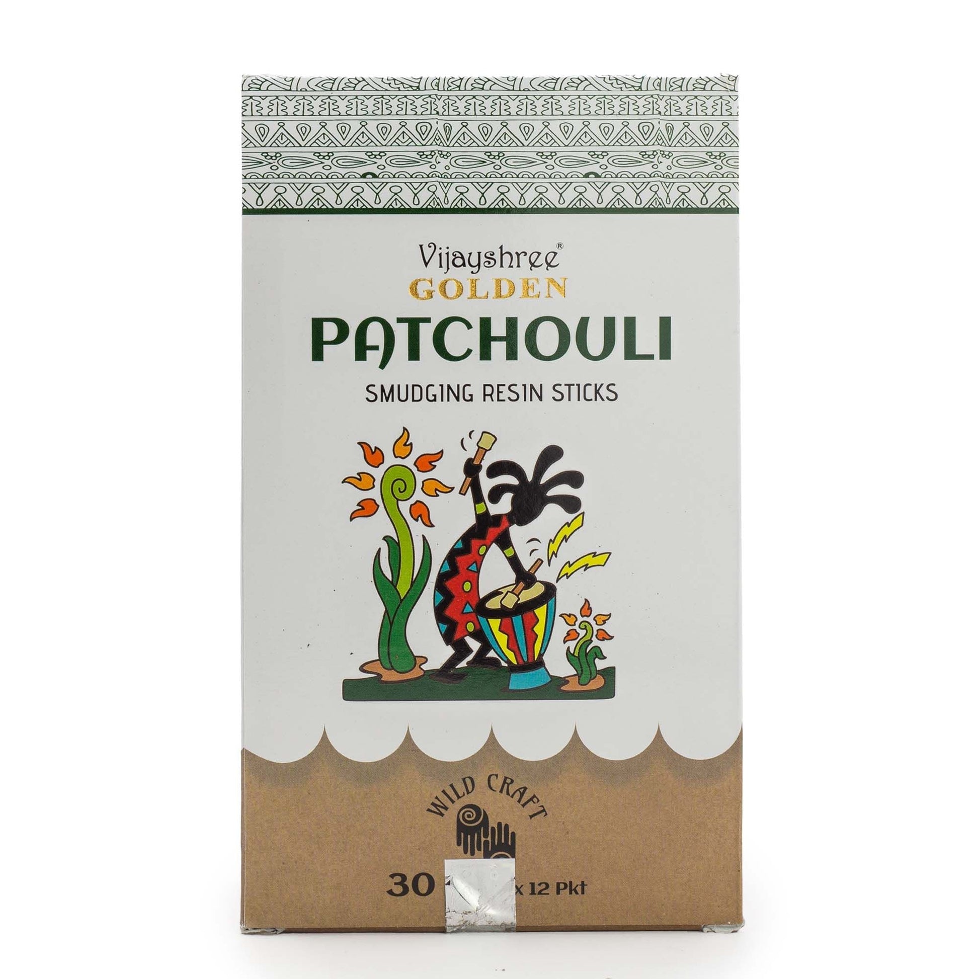 Golden Patchouli Smudging Resin Sticks - 30g - Luna Panther