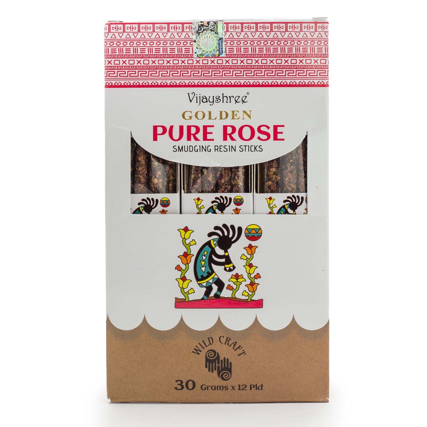 Golden Pure Rose Smudging Resin Sticks - 30g - Luna Panther