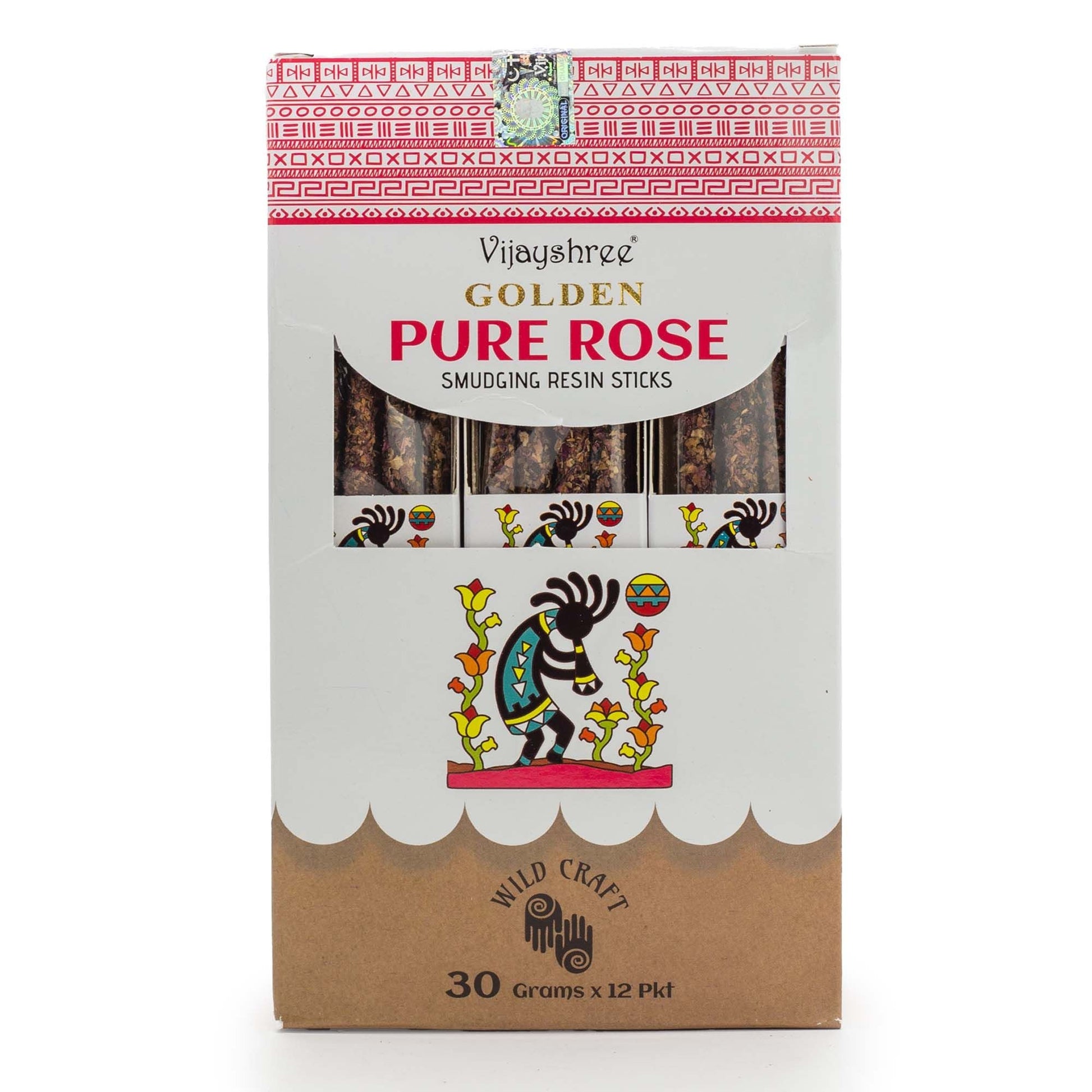 Golden Pure Rose Smudging Resin Sticks - 30g - Luna Panther