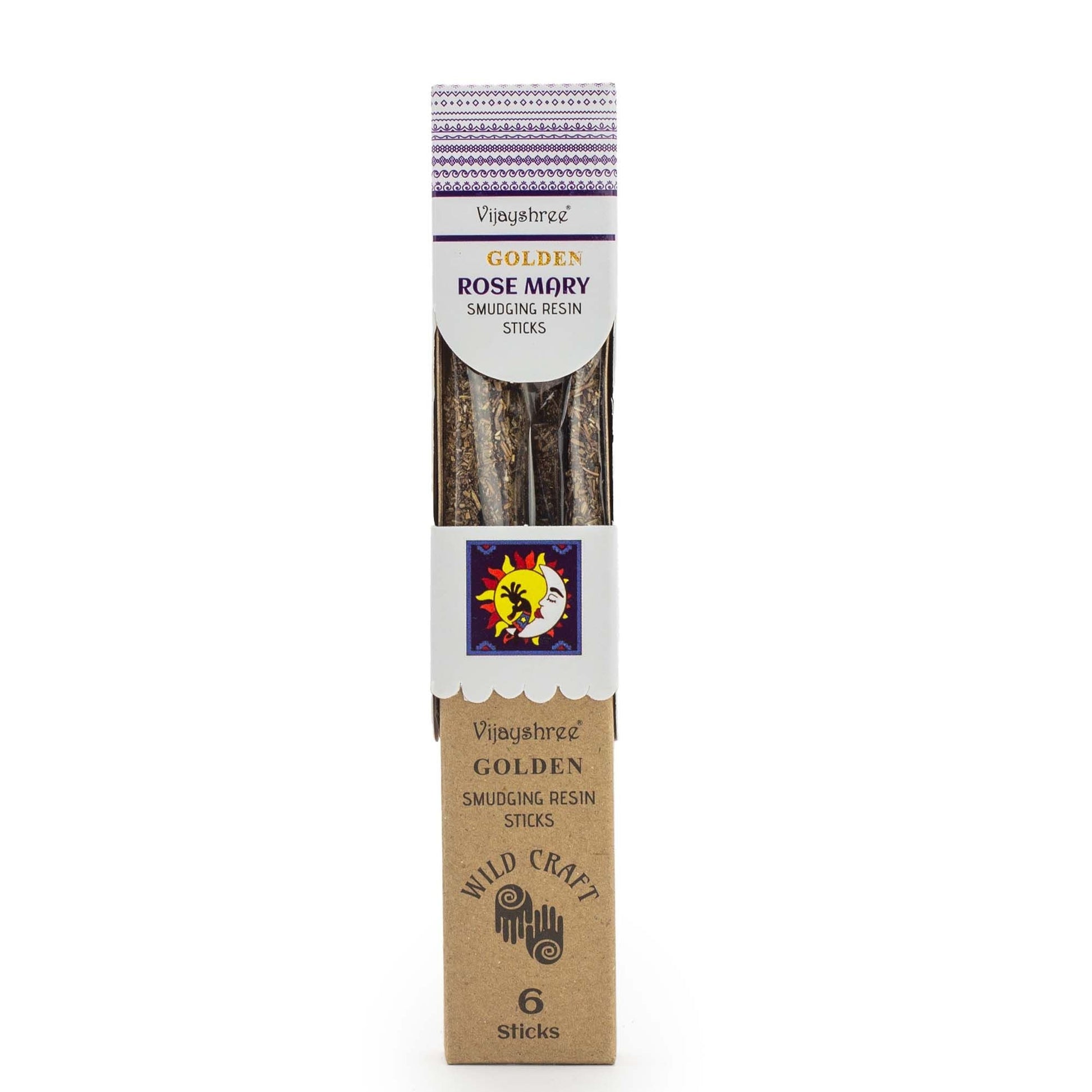Golden Rosemary Smudging Resin Sticks - 30g - Luna Panther