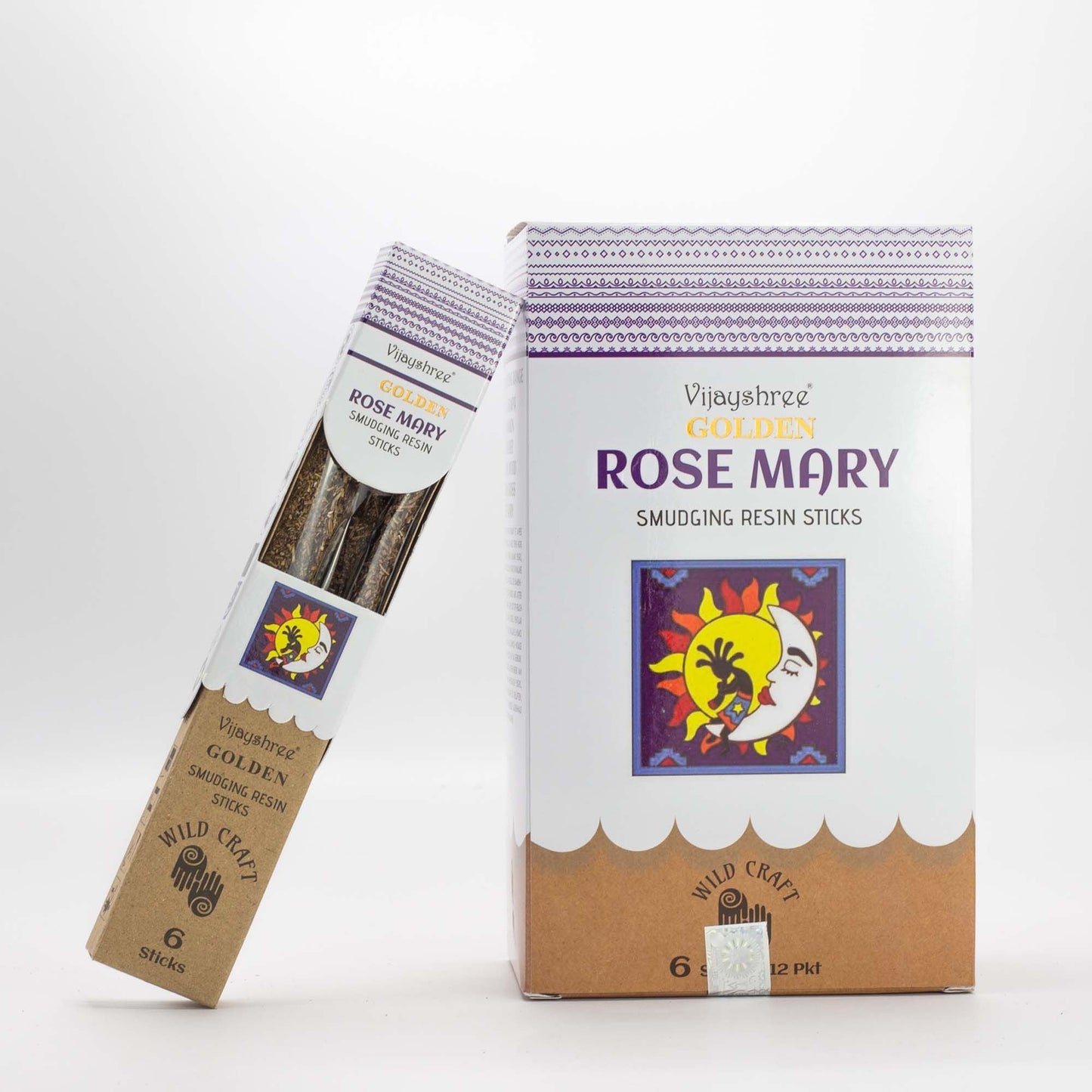 Golden Rosemary Smudging Resin Sticks - 30g - Luna Panther