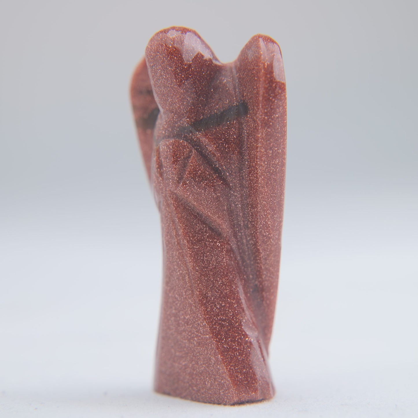 Goldstone Angel Carving 22g 50mm - Luna Panther