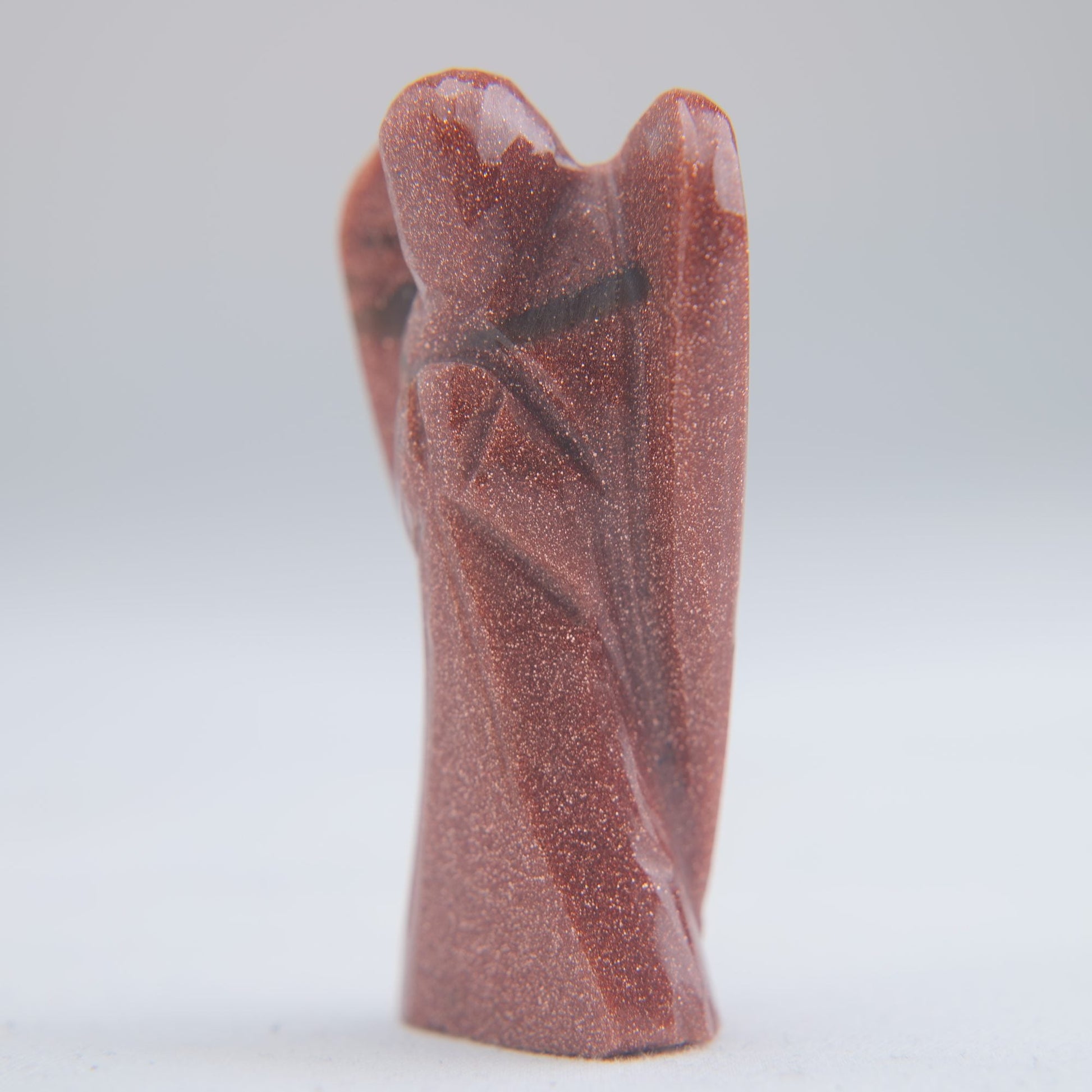 Goldstone Angel Carving 22g 50mm - Luna Panther